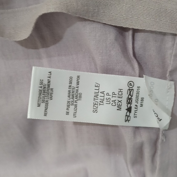 Juicy Couture Wmn's "P" purple-ish grey zip & snap closure wide collar jacket - Picture 11 of 16